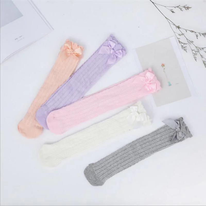 От 0 до 3 лет летние сетчатые детские носки 5 видов цветов для девочек гольфы