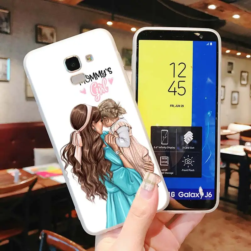 Силиконовый чехол для телефона, Модный чехол для samsung Galaxy j8 j7 j6 j5 j4 j3 Plus Prime - Цвет: Style 06