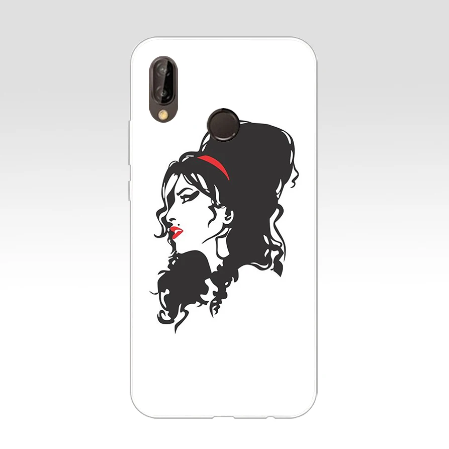 219AQ amy winehouse 2 Мягкий Силиконовый ТПУ чехол для huawei p 20 lite pro y6 2017 mate 10 | Мобильные