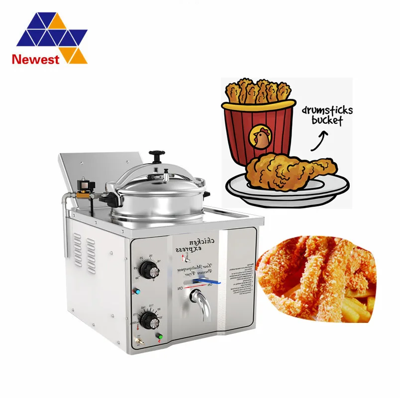Фритюрница Kfc для курицы домашняя электрическая фритюрница под давлением