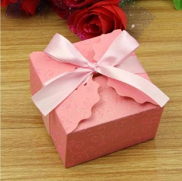 Большой золотой порошок коробка для конфет вечерние bomboniere сувенирные конфеты