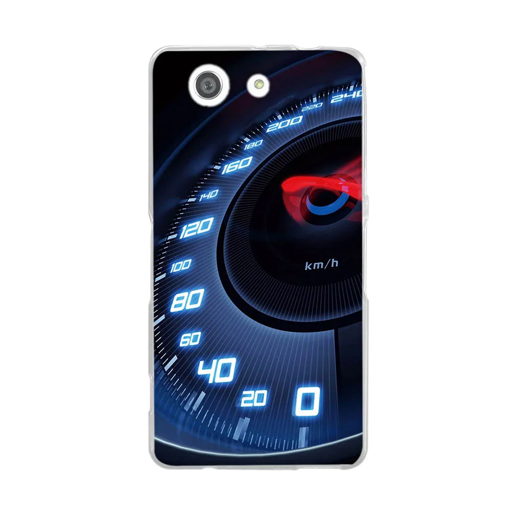 Окрашенный чехол для Sony Xperia Z3 Mini D5803 D5833 4 6 &quotмягкий TPU Compact чехлы z3 | Мобильные