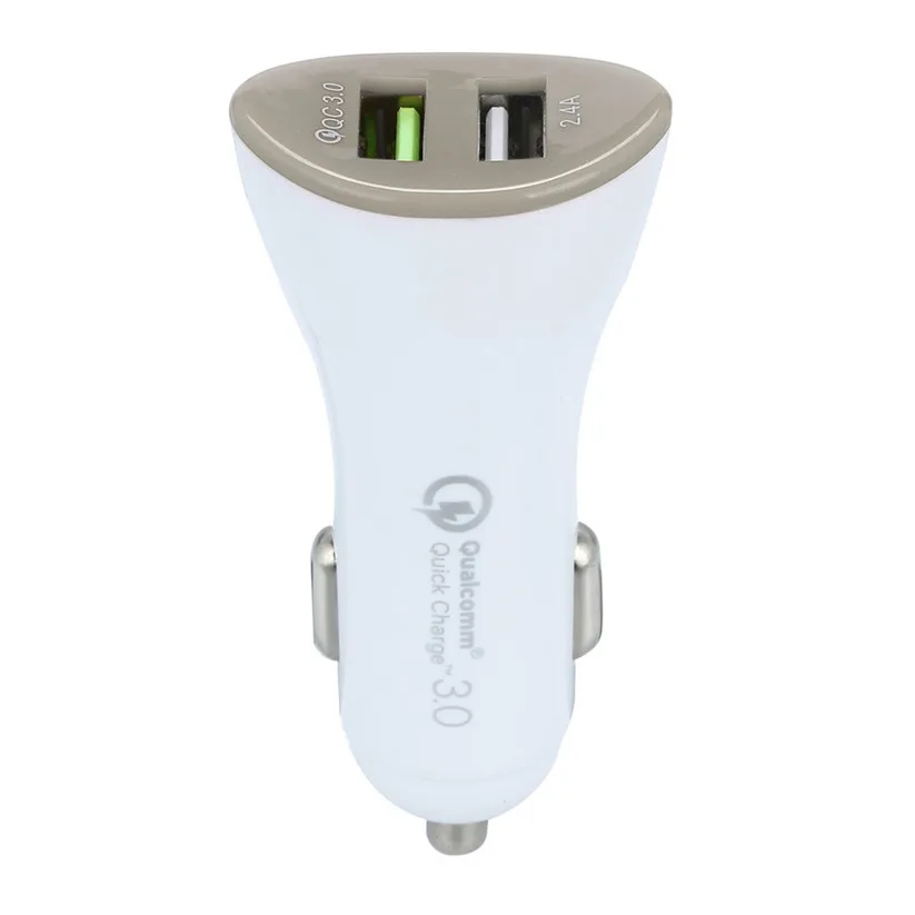 Автомобильный Стайлинг kongyide автомобильные зарядные устройства QC3.0 Dual USB зарядное
