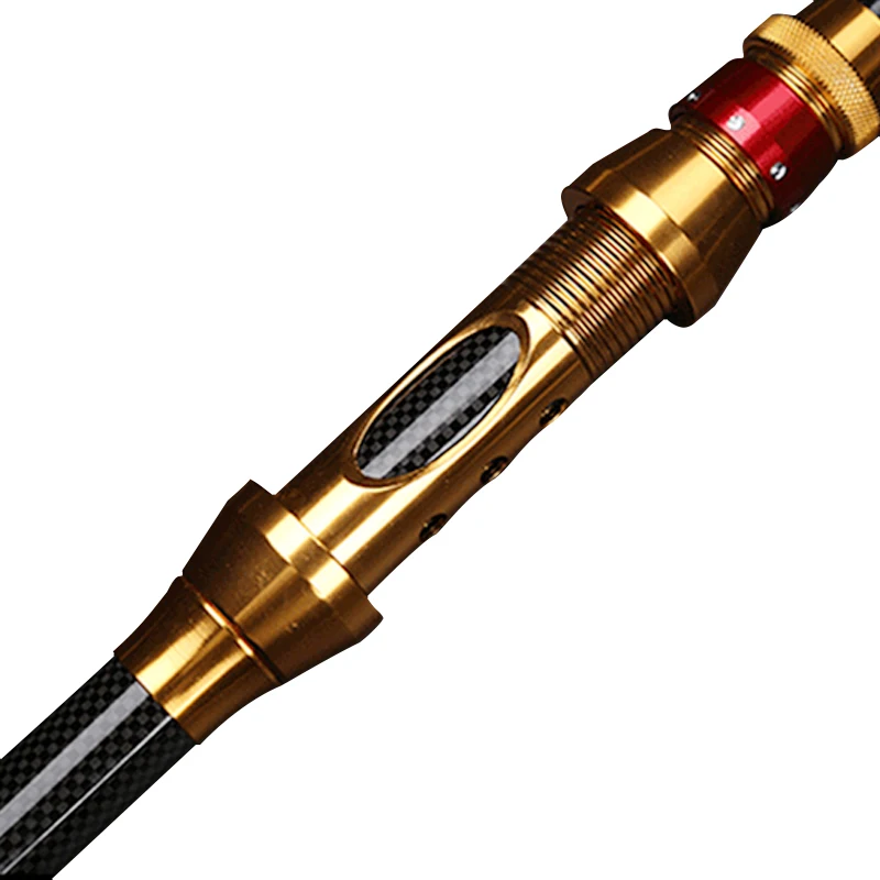 Высокое качество золото Акула углеродного волокна выдвижной 2 1 М 3 6 м наружная