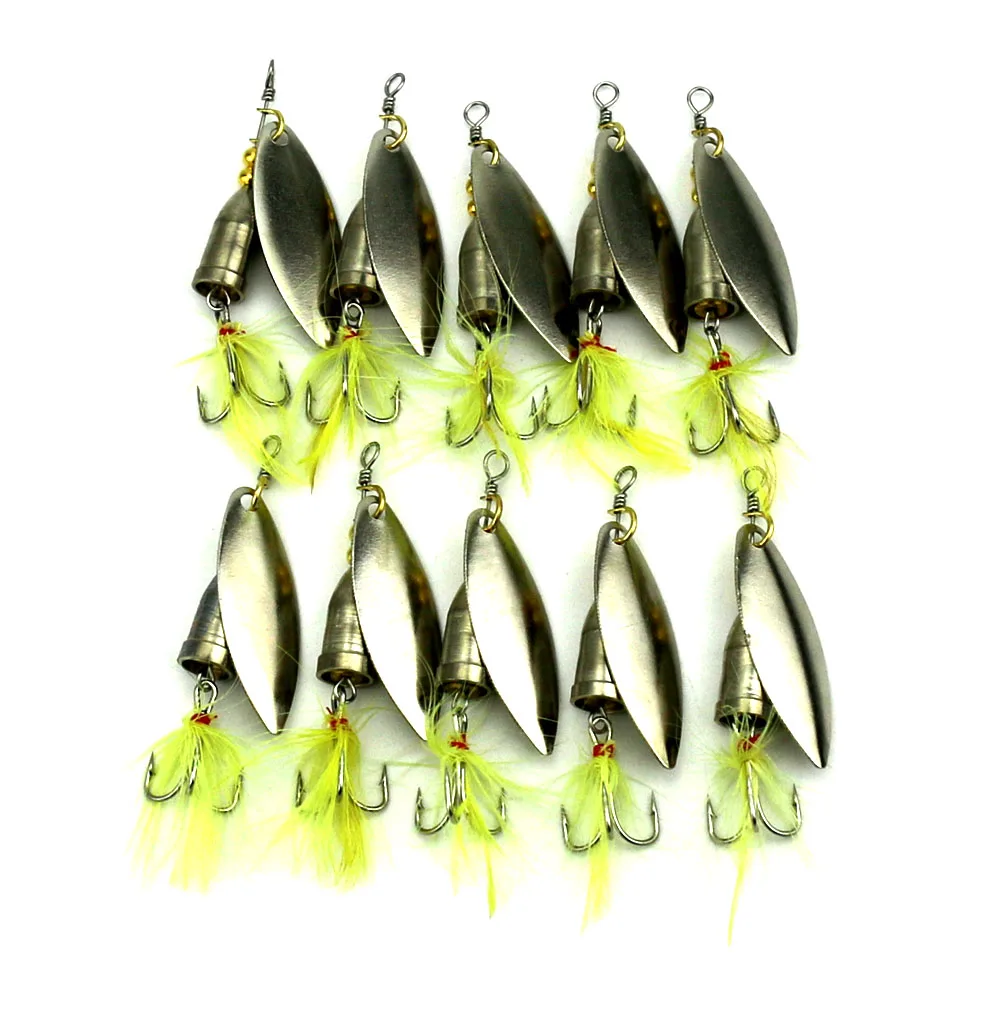 

Hot Sale 1pcs Hard Metal Spoon Fishing Lure Spinner Bait 6.5cm 6g Sea Fishing Feather Hooks Artificial Fishing Tackle