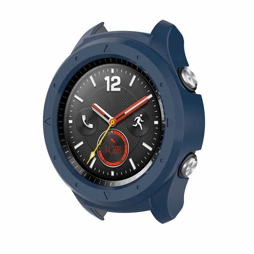 Модный простой чехол для часов 3 шт. силиконовый ПК защитная рамка Huawei Watch 2