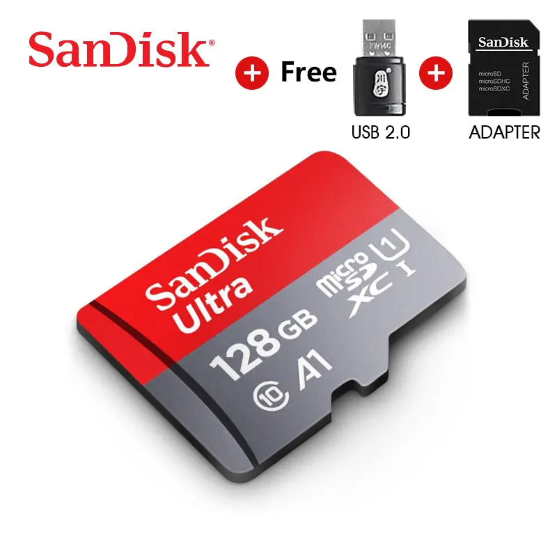 sandisk micro sd carta класс 10 TF карты 16 ГБ 32 ГБ 64 Гб 128 ГБ scheda di memoria для телефона и компьютера