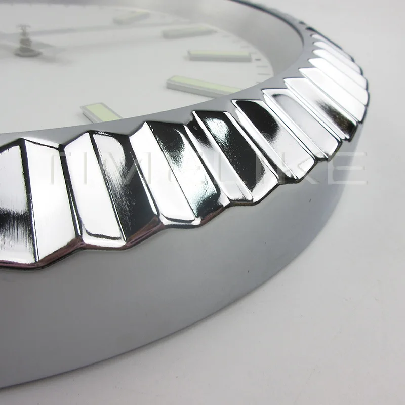 Горячая Распродажа металлические настенные часы роскошный дизайн в форме часов