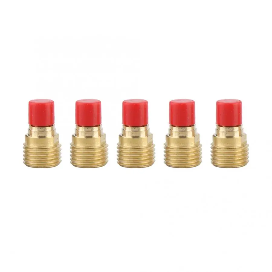 5 pcs 45V44 Gas Lens Collet Body 2.4mm 3/32" for TIG Welding Torch WP-9/20/25 | Инструменты