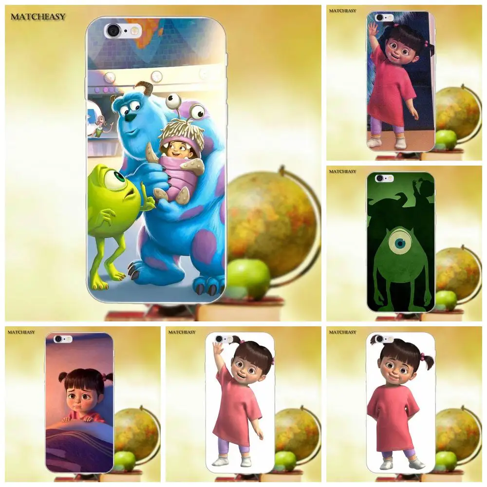 Чехол для Apple iPhone X XS Max XR 4 4S 5 5C SE 6 6S 7 8 Plus Soft Capa Monsters Inc Boo|Чехлы-накладки| |