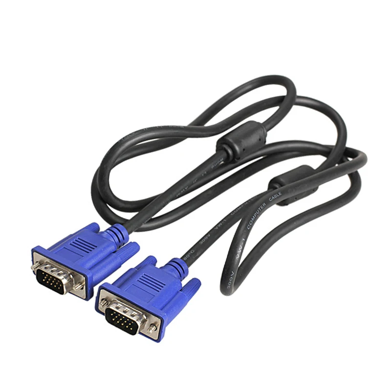 1 4 м VGA к 15pin папа мужчине монитор кабель для ноутбука CRT DVD Новое