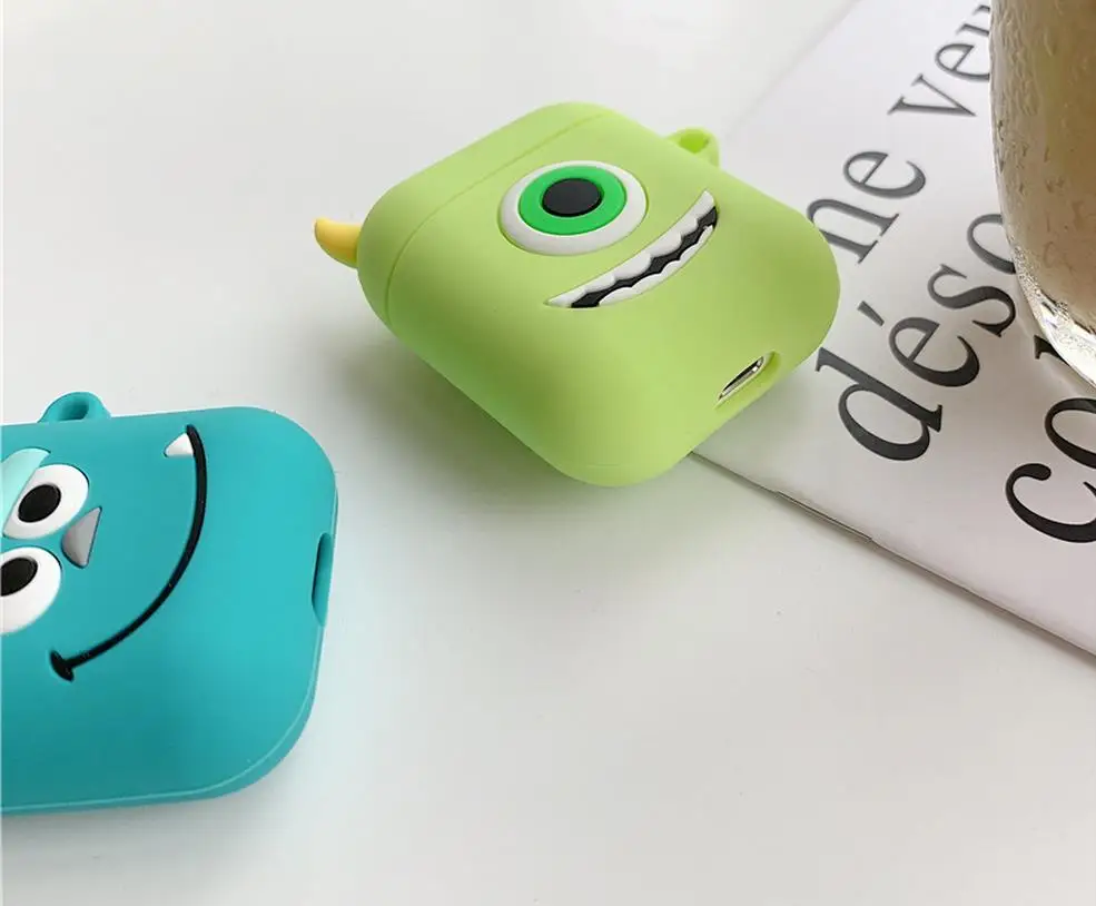 Чехол с рисунком для Apple AirPods силиконовый Micky Minne милый Airpods беспроводной Bluetooth