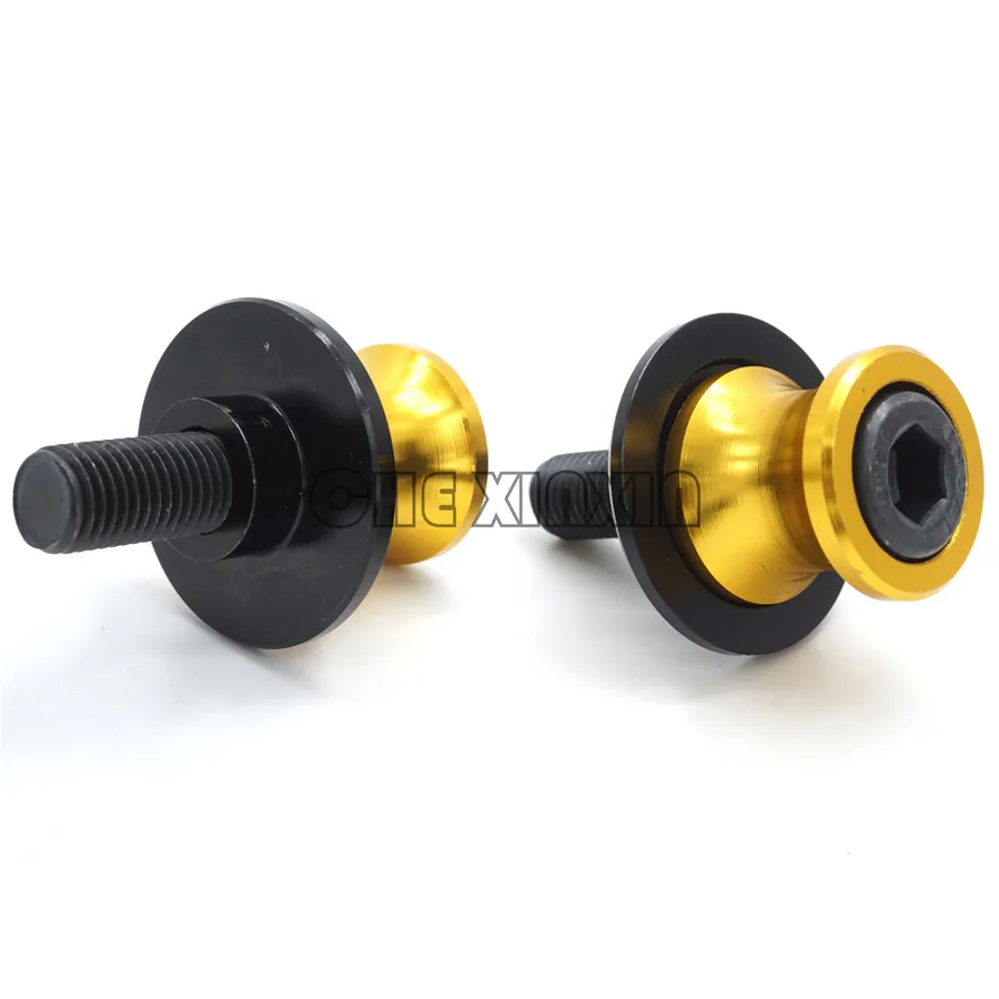 Высокое качество мотоцикл винт M10 стенд винты маятник Катушки слайдер для Kawasaki Z250
