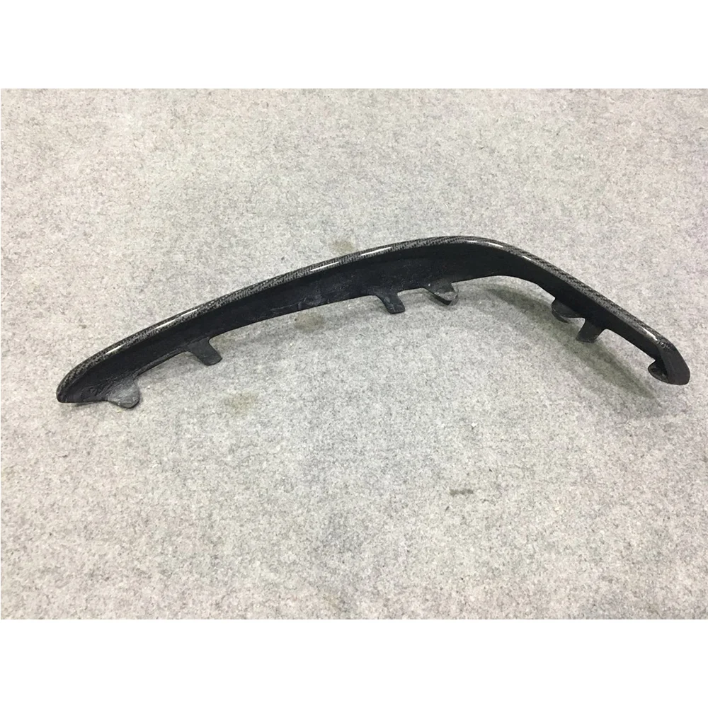 C63 верхний разветвитель переднего бампера из углеродного волокна для Benz W205 C205 S205 &