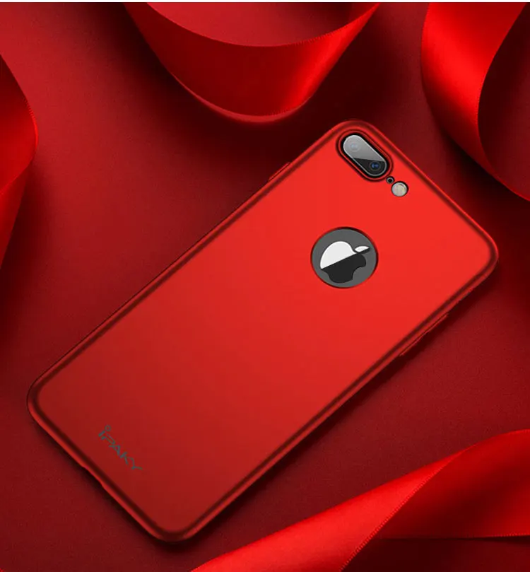 IPaky 360 полная защита чехол для iphone 8 чехол 8 plus для iphone 8 роскошный армированный Тонкий чехол для iphone 8 plus coque 8 plus чехол