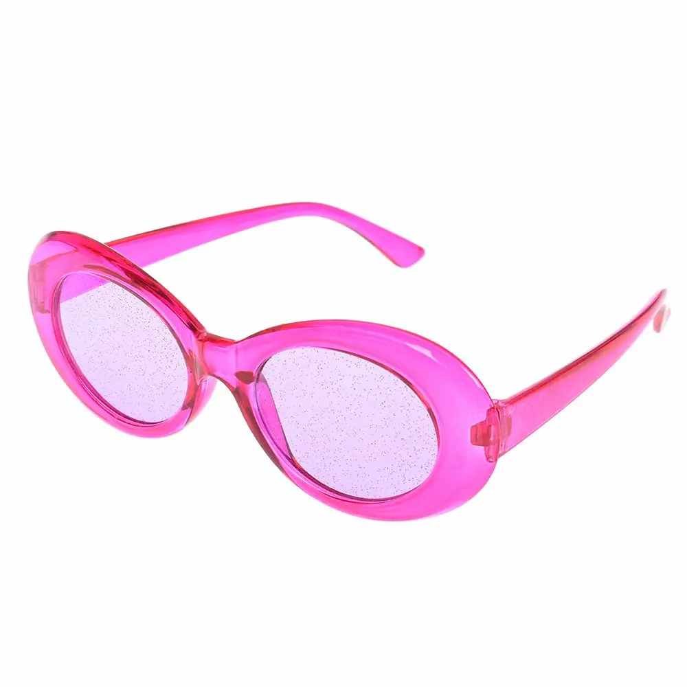 rose red transparent Модные овальные очки Разноцветные Солнцезащитные очки женские солнцезащитные очки с линзами сплав Солнцезащитные очки женские очки оправа водительские очки блеск - Название цвета: rose red transparent