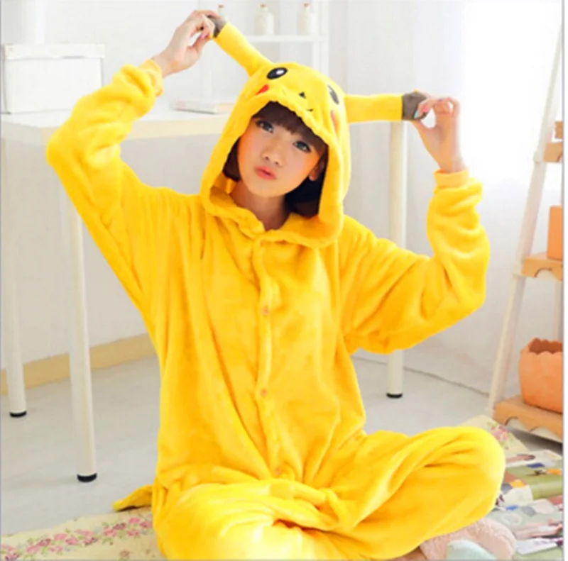 Последний вид комбинезона пижамы pocket monster Pikachu pajamas|forme| |