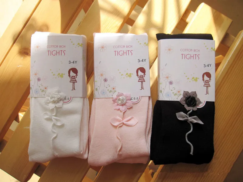 New Girls Kids Footed Tights Professional Velvet Stockings Leggings Ballet Dance Long Socks Black White Pink | Тематическая одежда