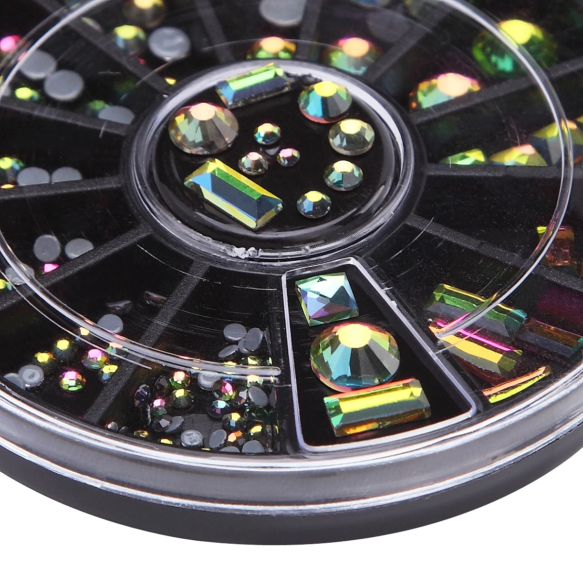 12 ячеек/коробка стразы для дизайна ногтей | Красота и здоровье