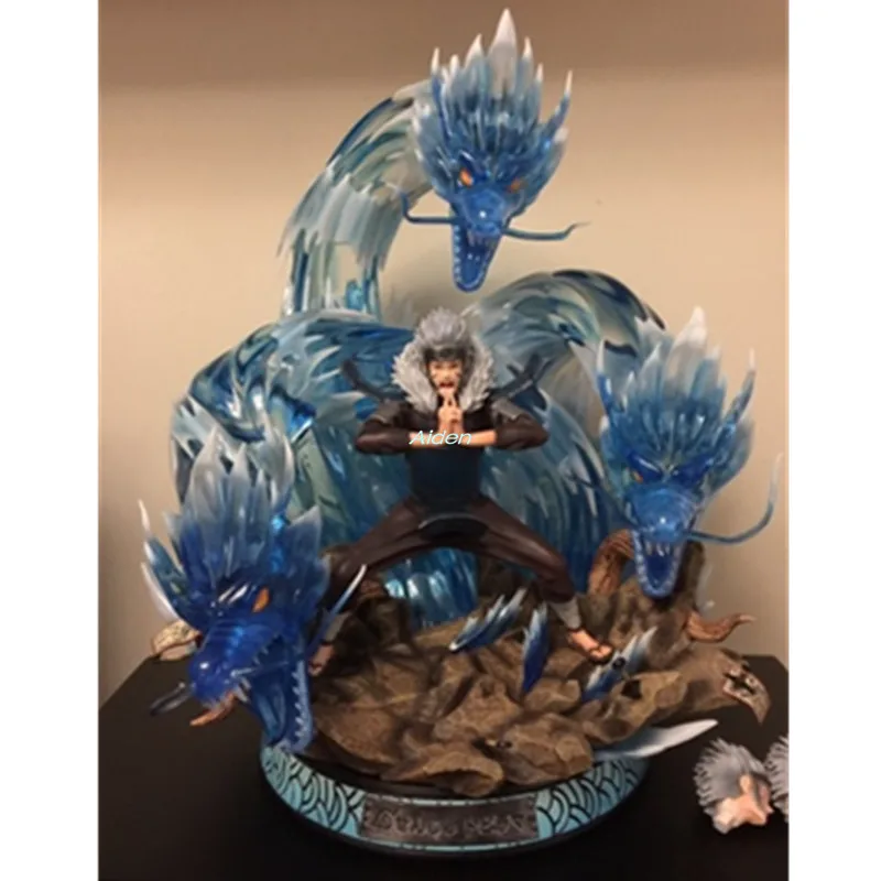 1" Статуя Наруто бюст сенджу Tobirama полноразмерный портрет сенджу хаширама GK фигурка Коллекционная модель игрушки коробка 45 см Z969