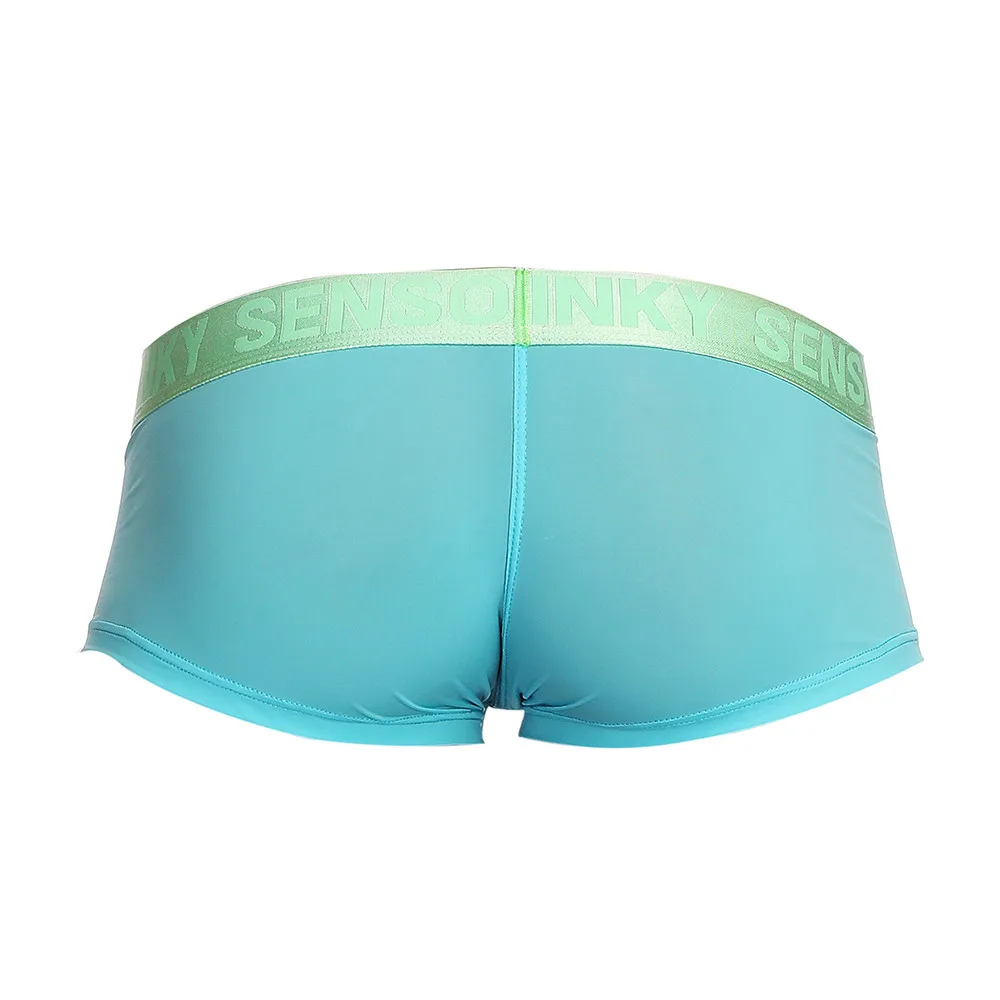 FeiTong, боксеры, мужские, Cueca, одноцветные, боксеры, шорты, с мешочком, ультратонкие трусы, одежда для геев, мужское нижнее белье, боксеры, бренд