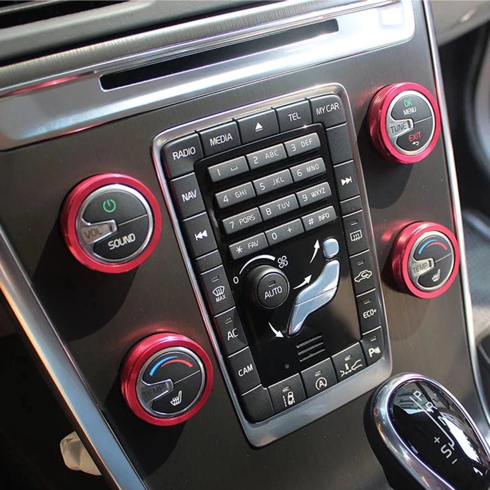 Для VOLVO S60 V60 XC60 S80 V40 S60L автомобильный Кондиционер Вращающаяся ручка переключатель
