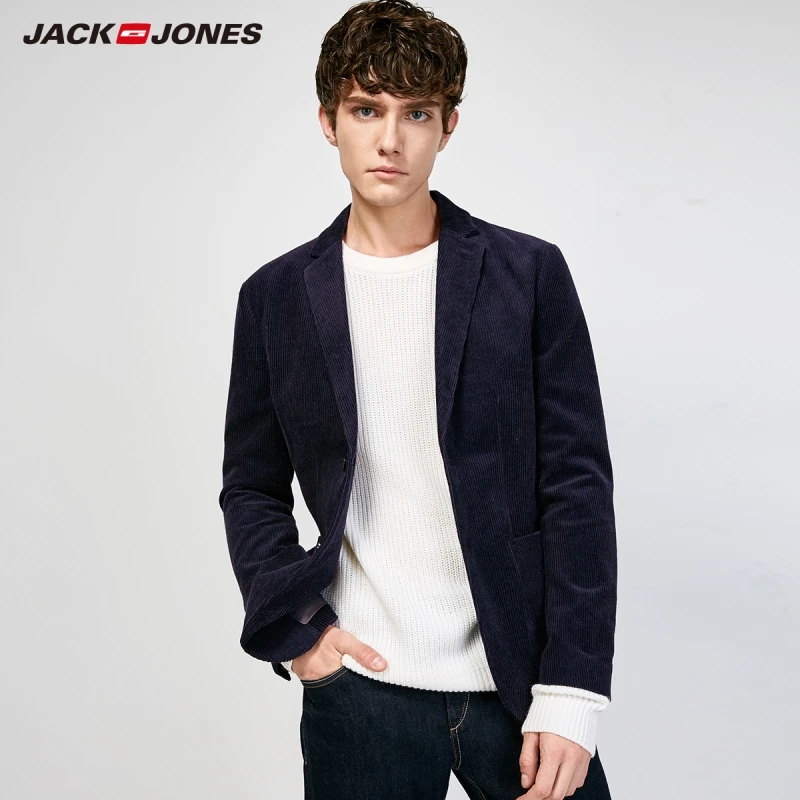 JackJones мужской вельвет для отдыха в британском стиле повседневный приталенный