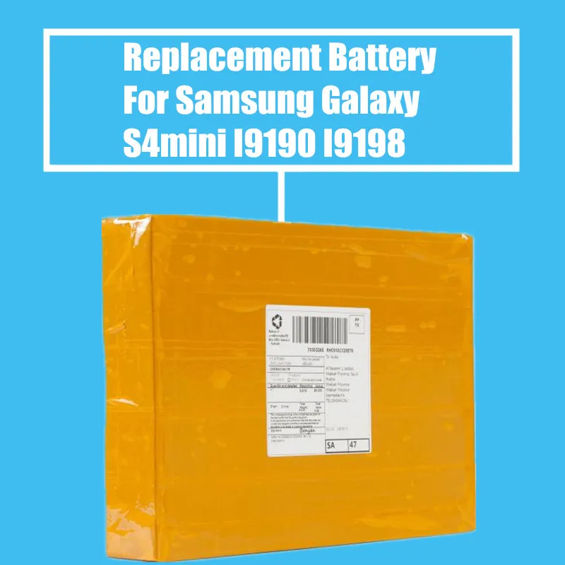 

New Arrival 50Pcs/Pack 1900mah Replacement Battery for Samsung Galaxy S4mini I9190 I9192 I9195 I9198 High Quality