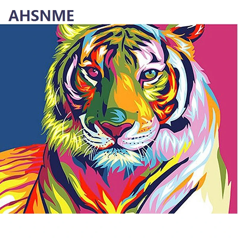AHSNME Нотр-Дам полуфабрикат ручной Diy картина маслом наборы настенное искусство картина домашний Декор Детский рисунок Обучающий набор 140 - Цвет: 154