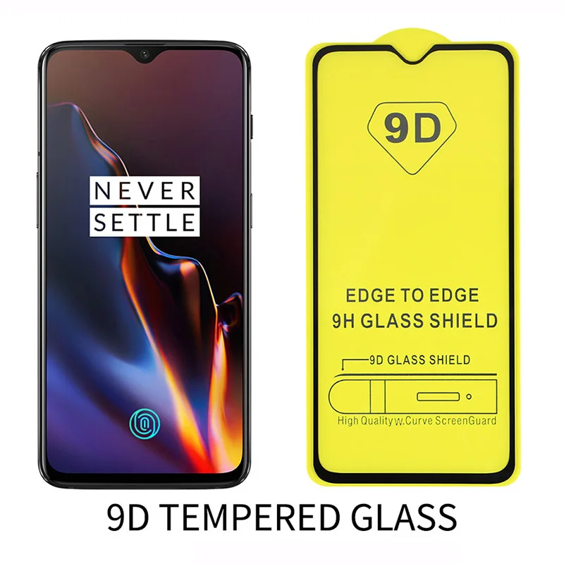 9D Защитное стекло для OnePlus 7 закаленное стекло для OnePlus 5 5T 6 6T Защитная пленка для экрана полное покрытие One Plus 6T черный