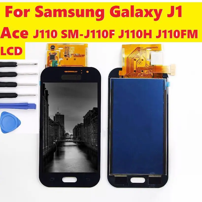 100% тест для Samsung Galaxy J1 Ace J110 SM J110F J110H J110FM ЖК дисплей с сенсорным экраном дигитайзер