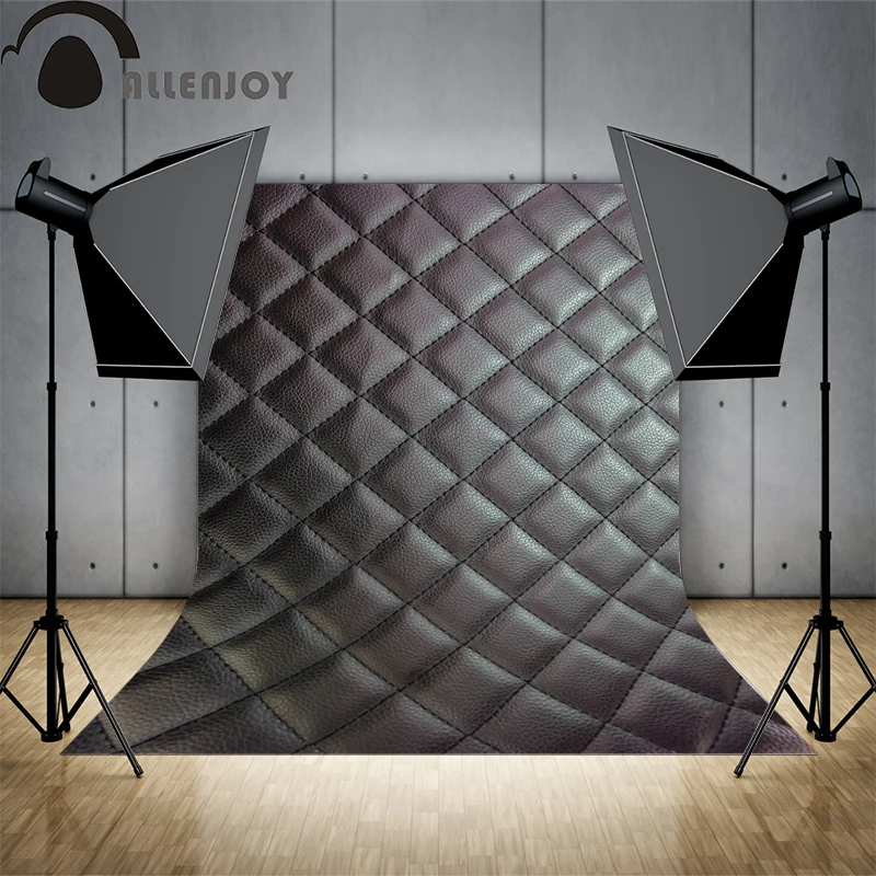 Allenjoy фото фон черный кожаный изголовье кровати 3D Реальный Профессиональный