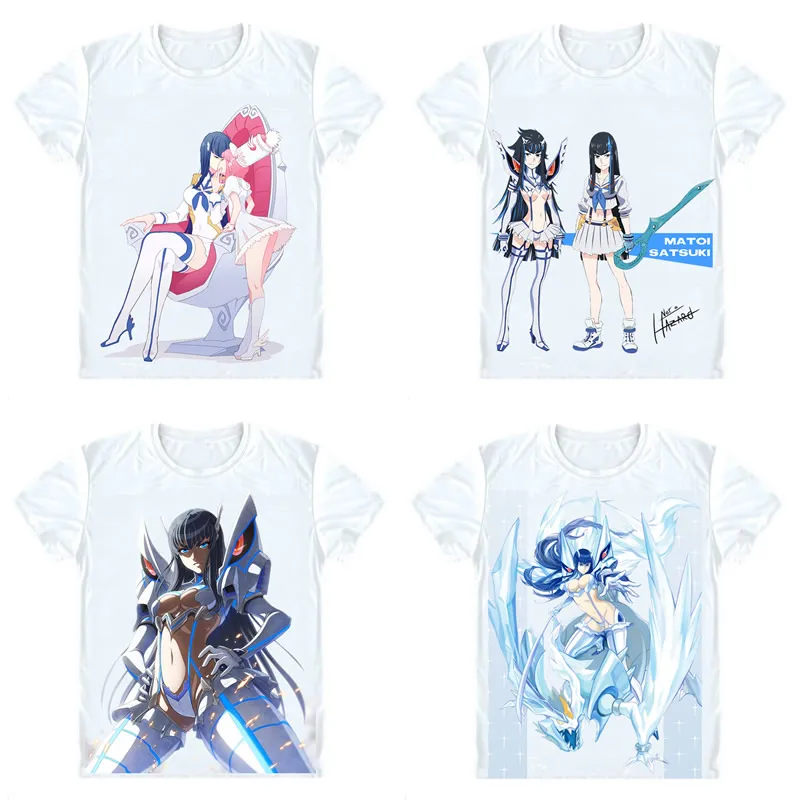 Рубашка Kill la футболки с коротким рукавом косплей майка Аниме Манга Киру РА