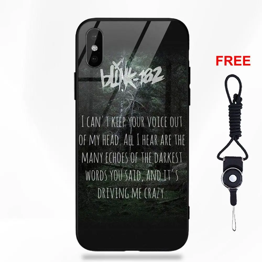 Прекрасный панк-группы Blink 182 для Apple iPhone 5 5C 5S SE 6 S 7 8 Plus X XS Max XR высококачественный