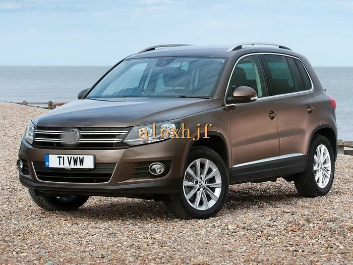 Июля король светодиодные фары зеркало заднего вида чехол для Volkswagen Tiguan 2010~ на; желтый указатели поворота+ DRL+ земля, 3 в 1