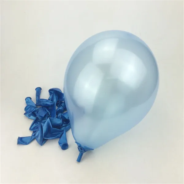 Light blue 10 шт. воздушные шары на день рождения, инструмент 10 дюймов 1,2 г латексные гелиевые шары, уплотненные жемчужные вечерние шары, детские игрушки, шарики для свадьбы - Цвет: Light blue