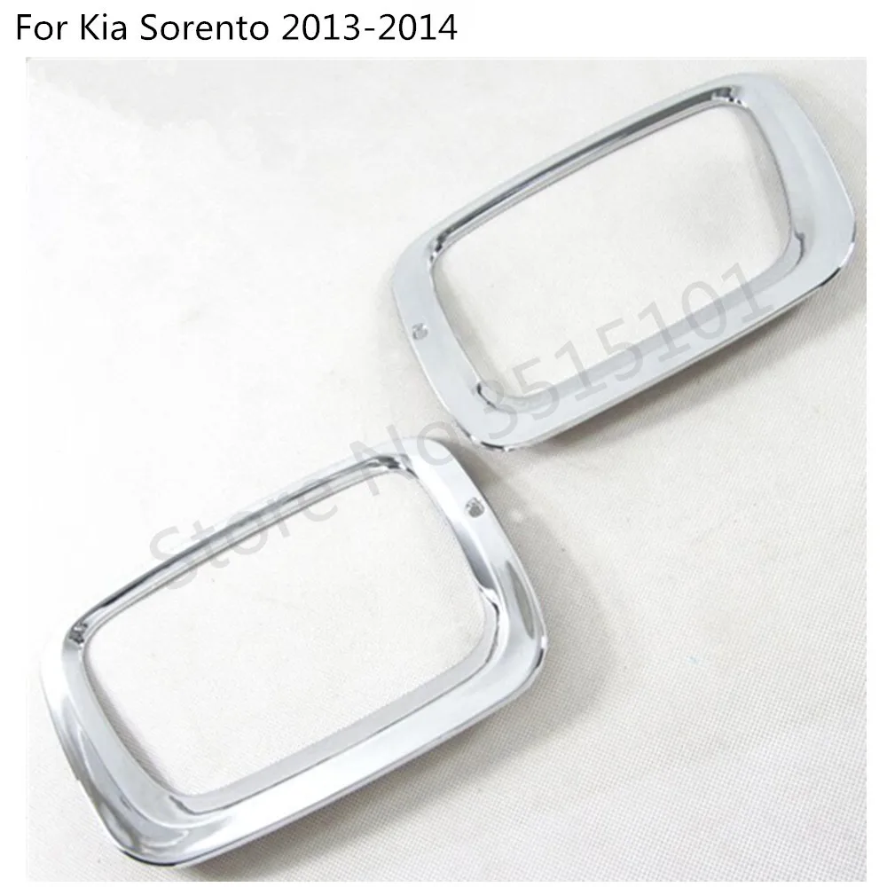 Передняя противотуманная фара для Kia Sorento 2013 2014|trim cover|hood trimabs chrome |