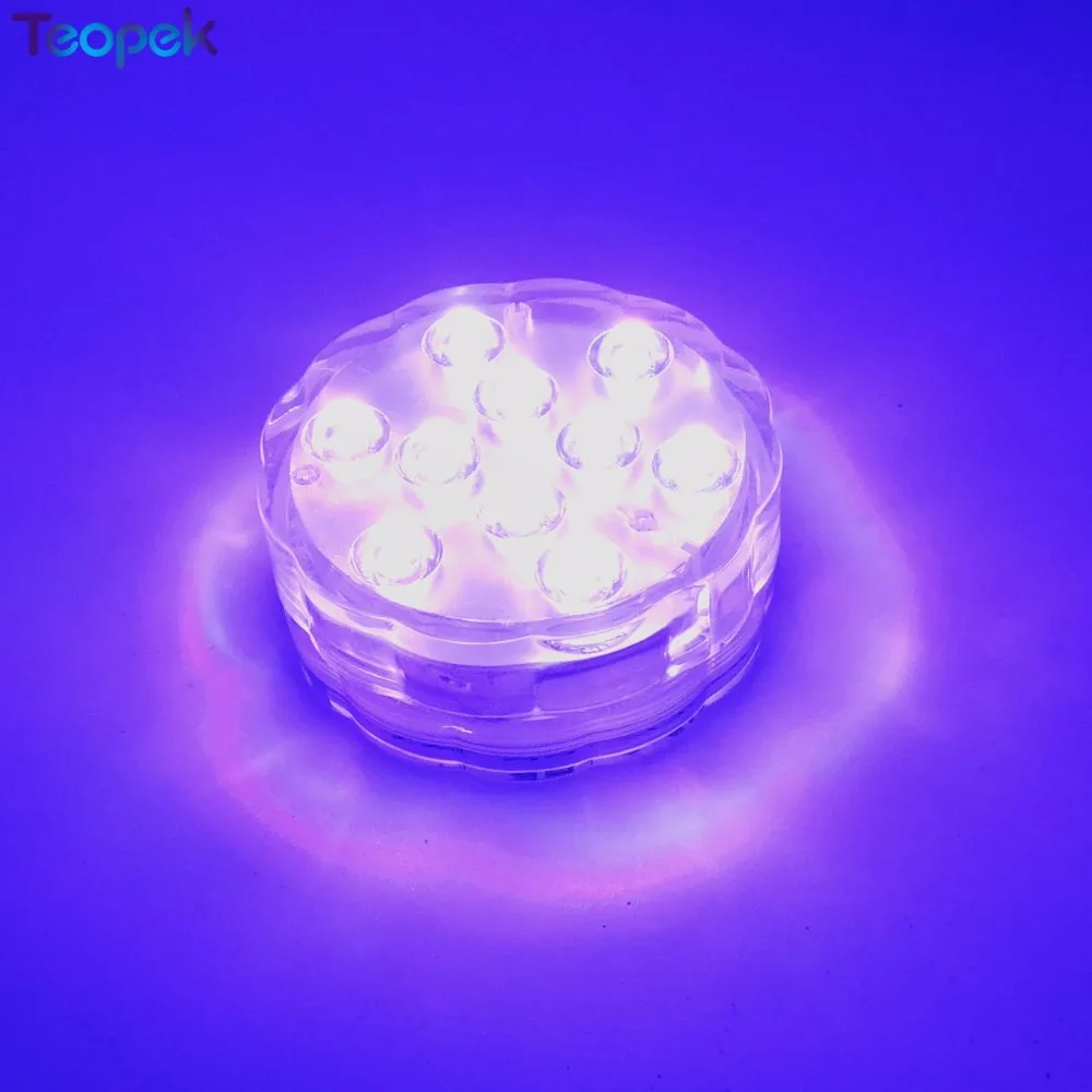 Новый подводный RGB Светодиодный прожектор разноцветный РЧ пульт дистанционного