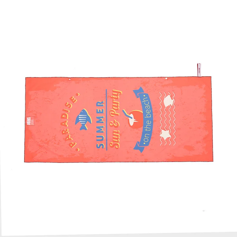 Быстросохнущее модное пляжное полотенце с принтом Впитывающее Воду мягкое из