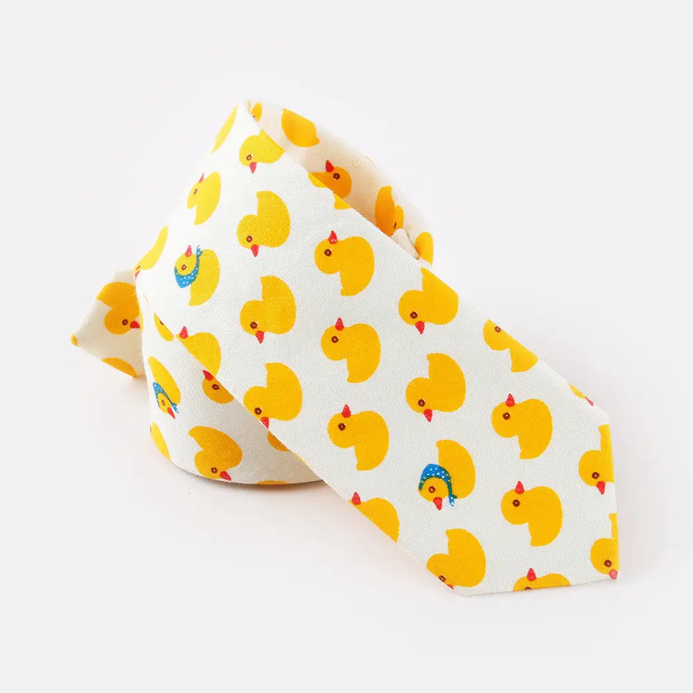 US SHIP Rubber Duck Tie HIMYM как я встретила вашу мать Барни's Ducky галстук для косплея