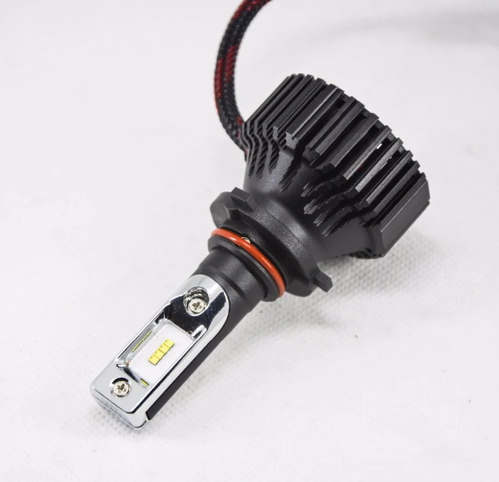 1 комплект 9005 HB3 60 Вт 8000LM T8 светодиодные фары LUMILED ZES чип 16SMD чистый белый 6500 к