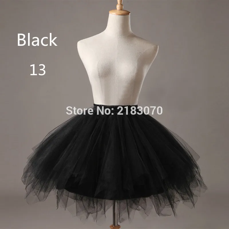 Многоцветный На Складе Короткие Юбки Для Свадебное Платье Аксессуары 2016 Дешевые