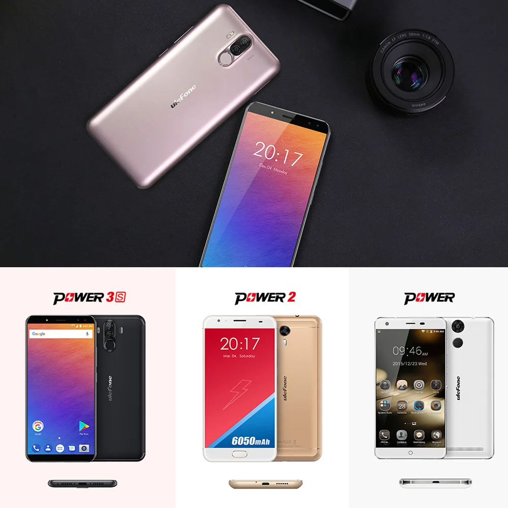 Ulefone power 3S 6 0 &quot18:9 FHD + Android 8 1 мобильный телефон MTK6763 Восьмиядерный 4 Гб 64 16 МП камеры