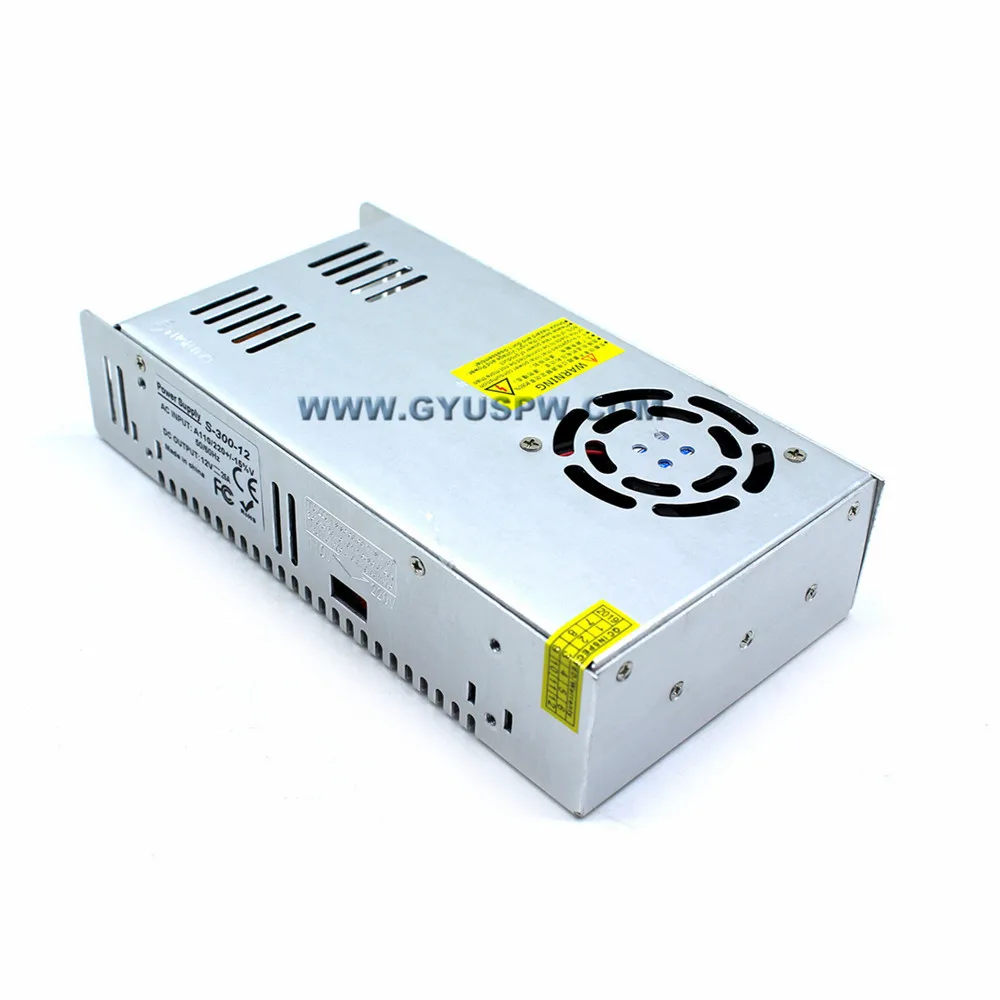 DC12V 25A 300 Вт импульсный источник питания адаптер 12 В светодиодное освещение