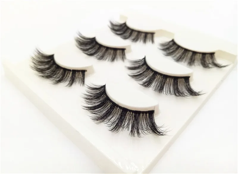 

2019 New 3 Style lashe Thick Volume 3D False Eyelashes Long Fake Eyelash Beauty Makeup Tools Multi-layer 3D Stereo Eye Lashes