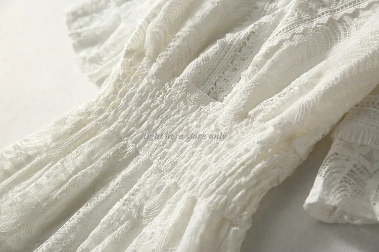 Женское кружевное платье длинное Повседневное А силуэта с треугольным вырезом