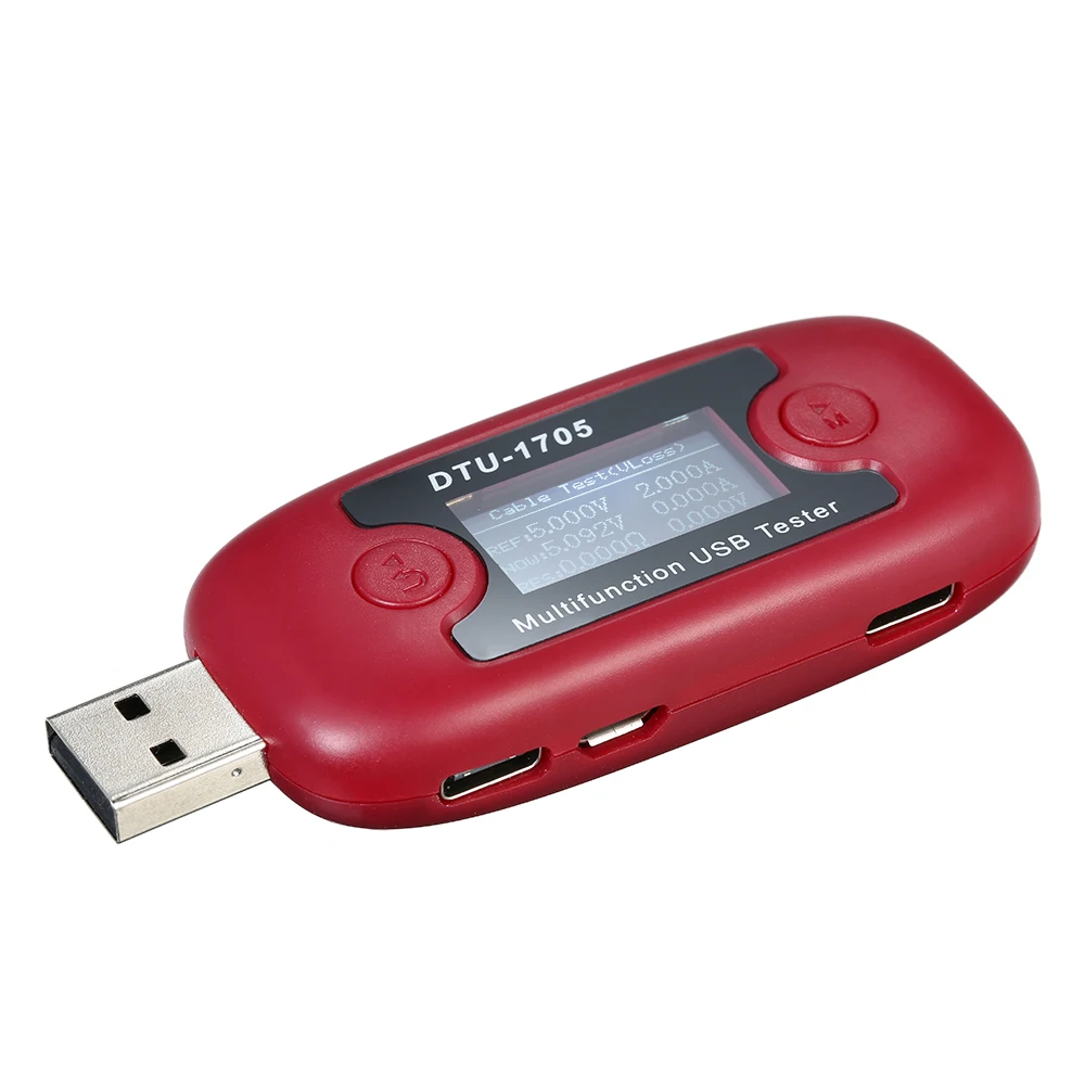 DTU-1705 тестер USB измеритель напряжения тока мощности детектор QC3.0 2 0 TYPE-C