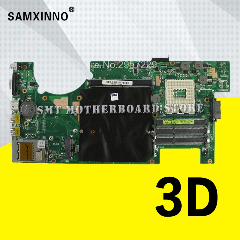 Для For Asus G73 G73J G73JW REV2.0 2D 4RAM разъем свободный 60 N0UMB1200 A02 Материнская плата системная