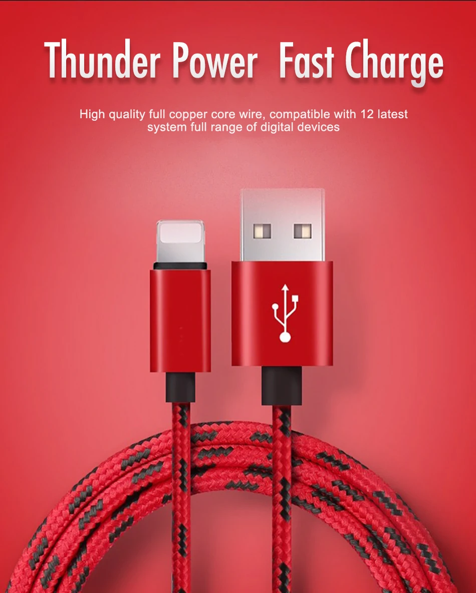 ACCEZZ данных USB кабель освещение кабели для iPhone X XS Max XR 8 7 6s Plus iPad MiNi 8Pin Быстрая зарядка мобильного телефона зарядное устройство Шнур