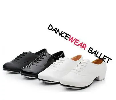 

New 2017 Free Shipping High Quality Adult Kids Children Oxford Shiny Or Matte Lace Up Black Tap Dance Shoes
